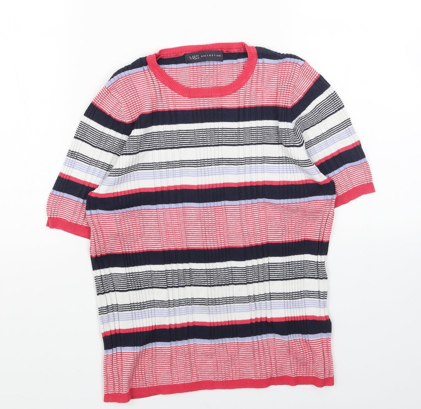 Womens UK Size 12 Marks and Spencer Pink Pullover Jumper