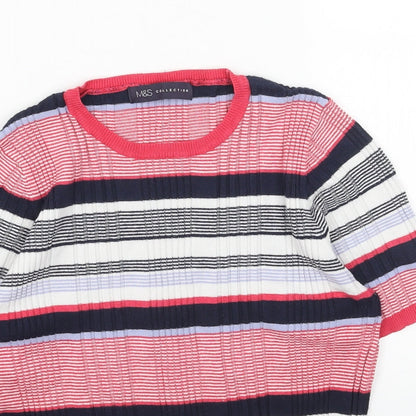 Womens UK Size 12 Marks and Spencer Pink Pullover Jumper