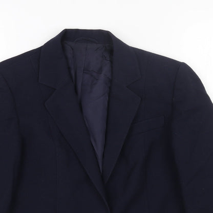 Mens UK Size 38 Preworn Regular Blue Suit Jacket