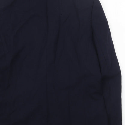 Mens UK Size 38 Preworn Regular Blue Suit Jacket