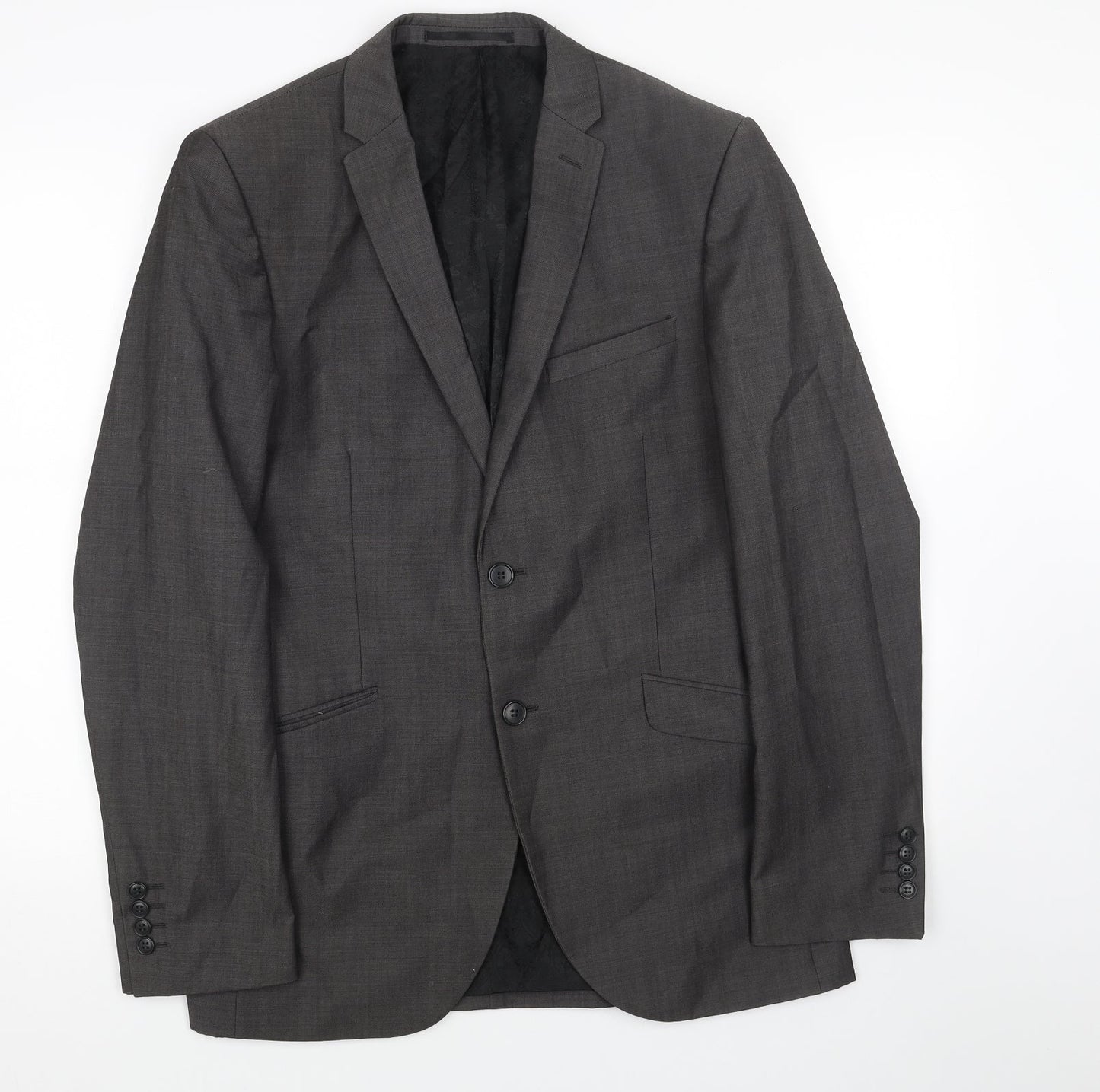 Mens UK Size 38 Paul Costelloe Regular Grey Suit Jacket