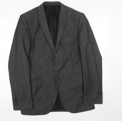 Mens UK Size 38 Paul Costelloe Regular Grey Suit Jacket