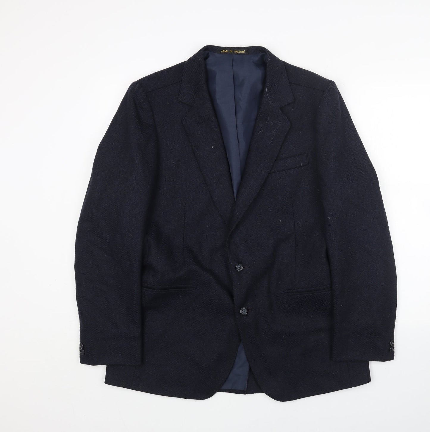 Mens UK Size 40 Preworn Regular Blue Suit Jacket