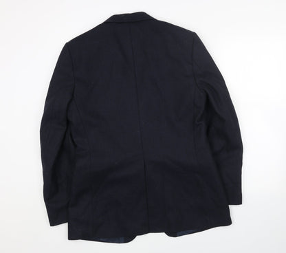 Mens UK Size 40 Preworn Regular Blue Suit Jacket