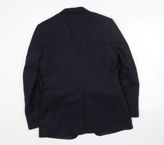 Mens UK Size 40 Preworn Regular Blue Suit Jacket