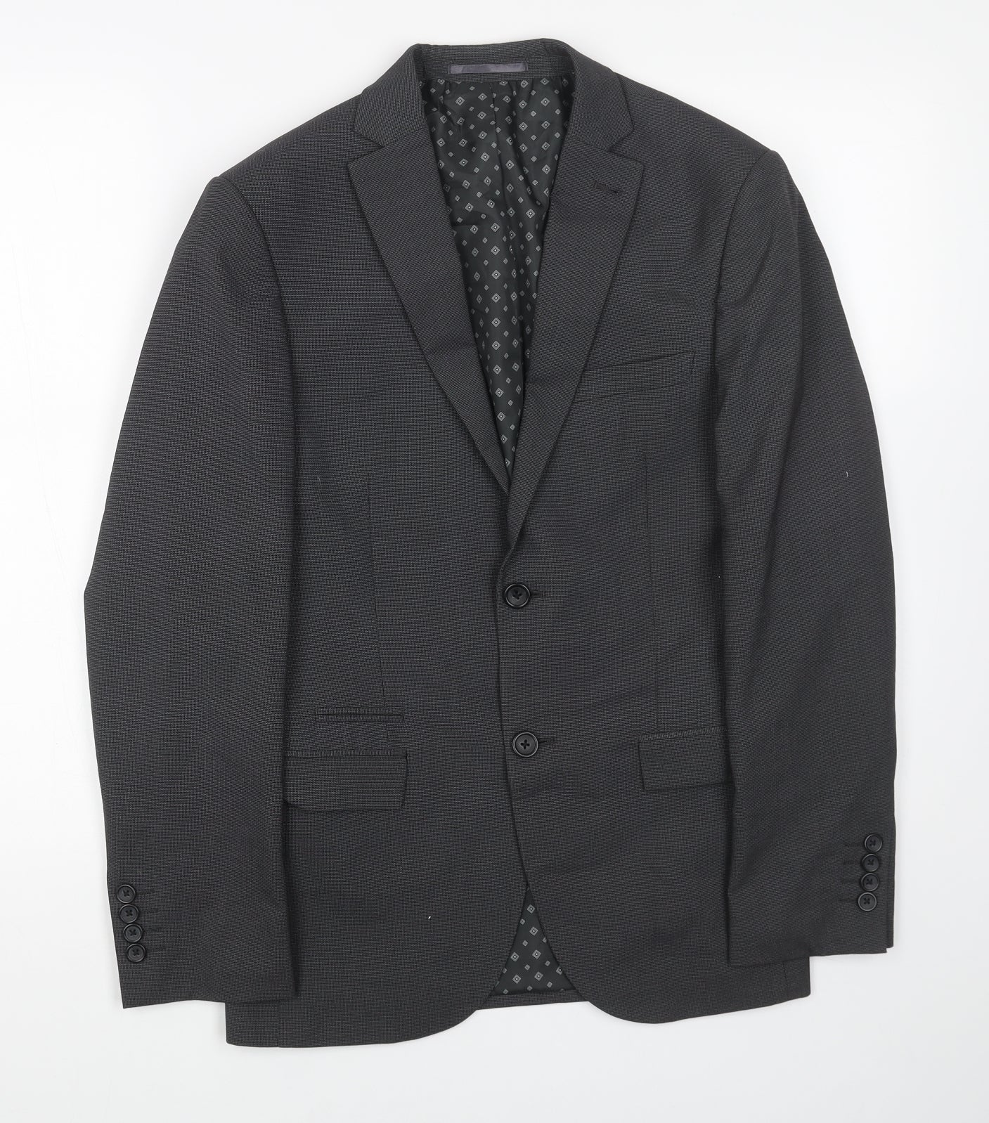Mens UK Size 36 NEXT Regular Grey Suit Jacket