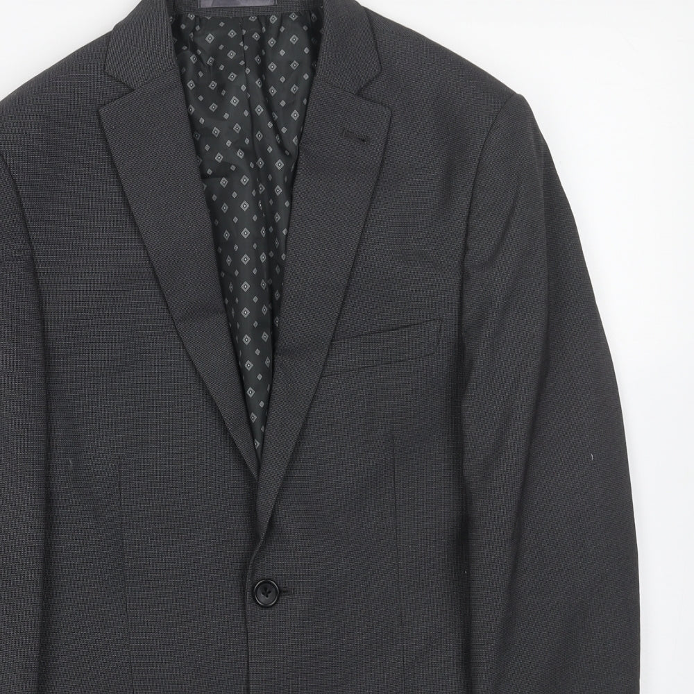 Mens UK Size 36 NEXT Regular Grey Suit Jacket