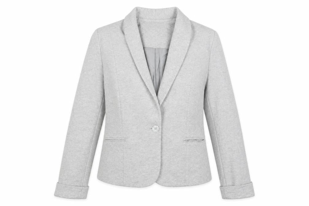 Womens UK Size L Zara Regular Grey Blazer