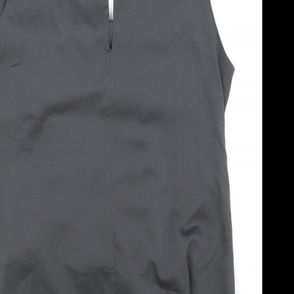 Womens UK Size M Saint Tropez Clothing Grey Basic Tank