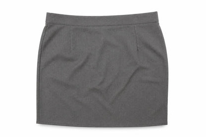 Zeco Womens Brown Polyester Straight & Pencil Skirt Size 8 Zip