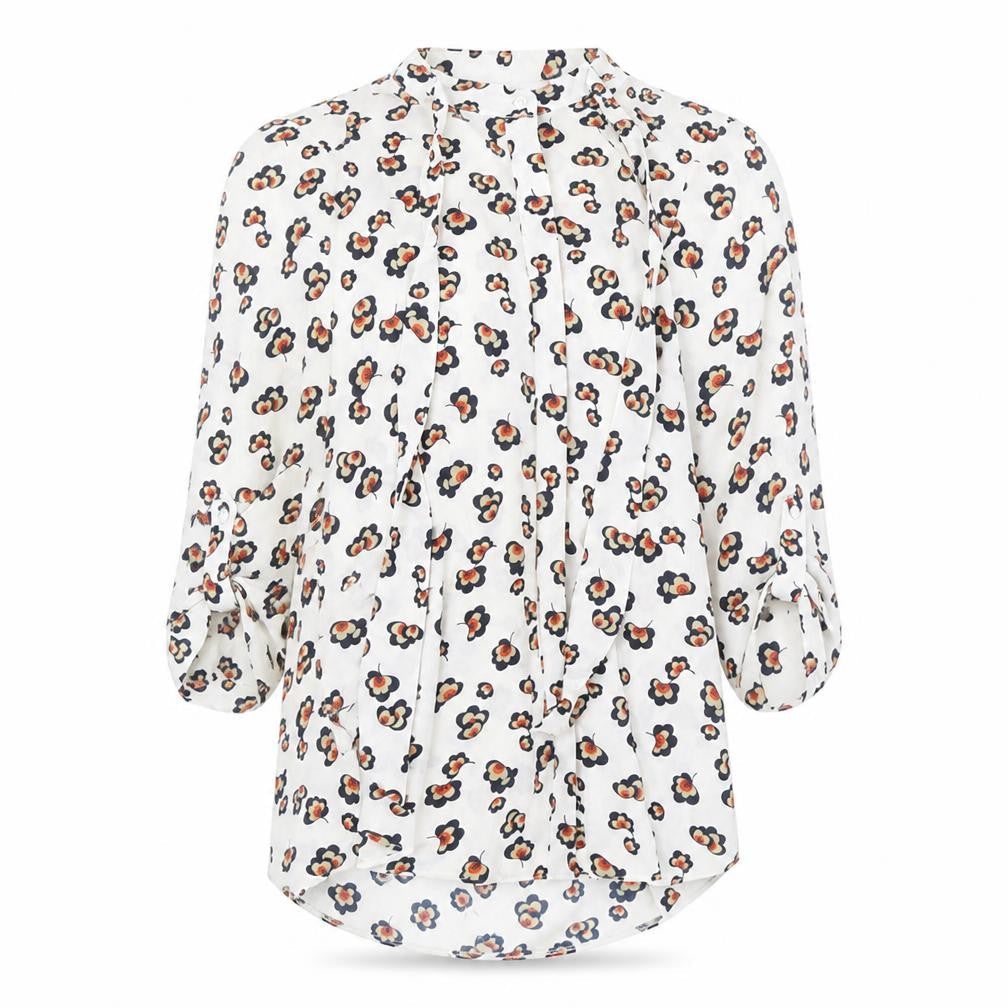 Womens UK Size 8 Dorothy Perkins White Basic Button-Up