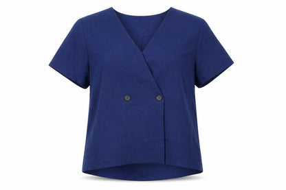 Womens UK Size 12 TU Blue Basic Blouse