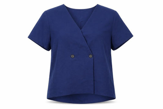 Womens UK Size 12 TU Blue Basic Blouse