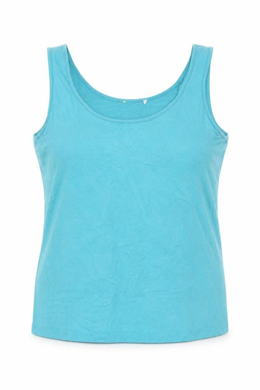 Womens UK Size 20 Per Una Green Basic Tank