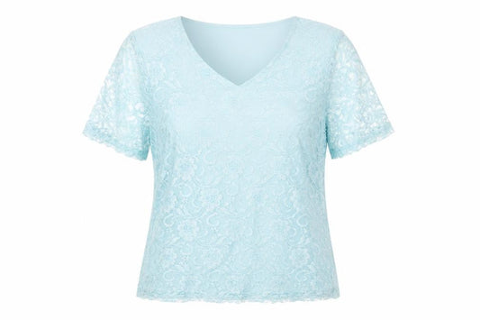 Womens UK Size M Damart Blue Basic T-Shirt