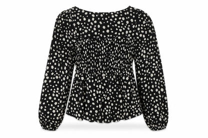 Womens UK Size S SheIn Black Basic Blouse