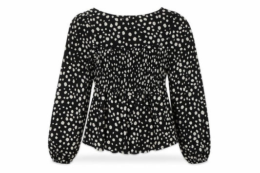 Womens UK Size S SheIn Black Basic Blouse