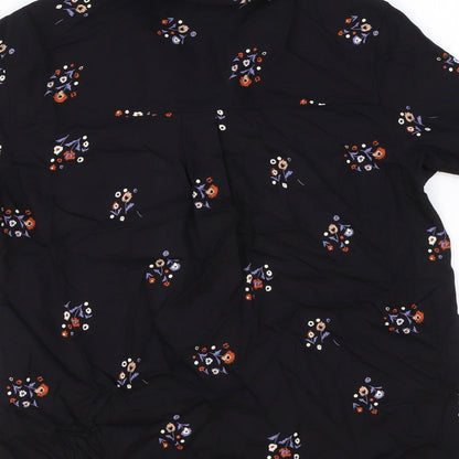 Womens UK Size 8 Marks and Spencer Black Basic Blouse