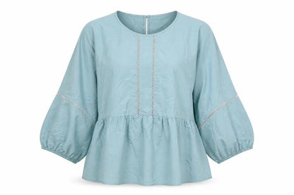 Womens UK Size 12 Marks and Spencer Green Basic Blouse