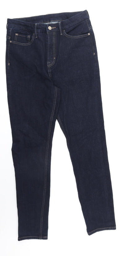 Womens UK Size 32 in Preworn Regular Fit Skinny Blue Jeans