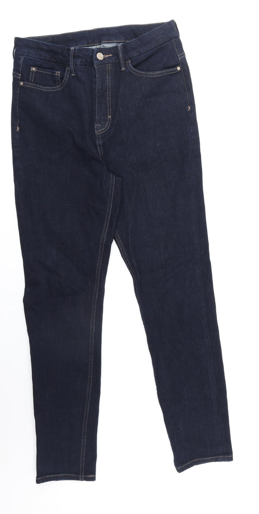 Womens UK Size 32 in Preworn Regular Fit Skinny Blue Jeans