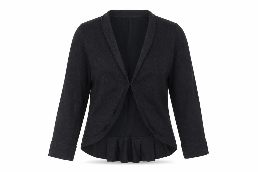 Womens UK Size 8 TU Black Cardigan Jumper