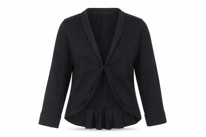 Womens UK Size 8 TU Black Cardigan Jumper
