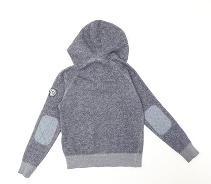 Horseware Womens Blue Cotton Pullover Hoodie Size 2XS Zip