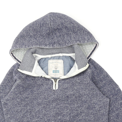 Horseware Womens Blue Cotton Pullover Hoodie Size 2XS Zip