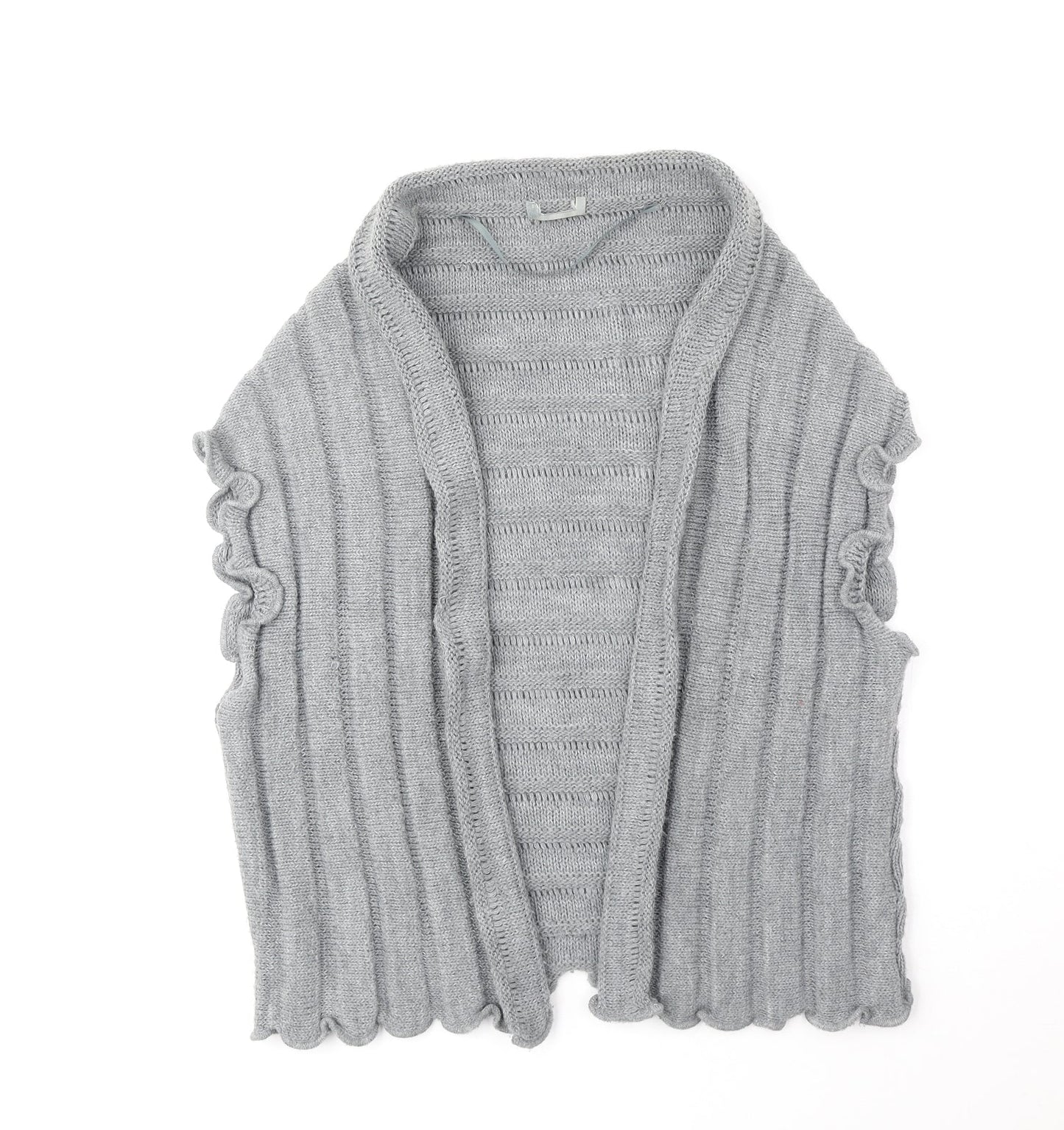 Womens UK Size M Preworn Grey Cardigan Jumper