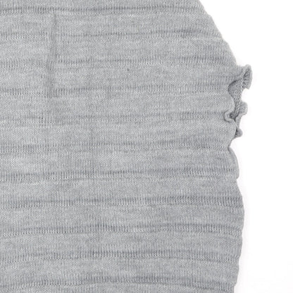 Womens UK Size M Preworn Grey Cardigan Jumper