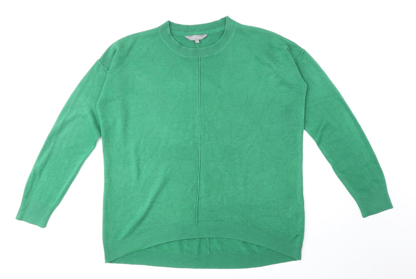 Womens UK Size 12 Principles Green Pullover Jumper