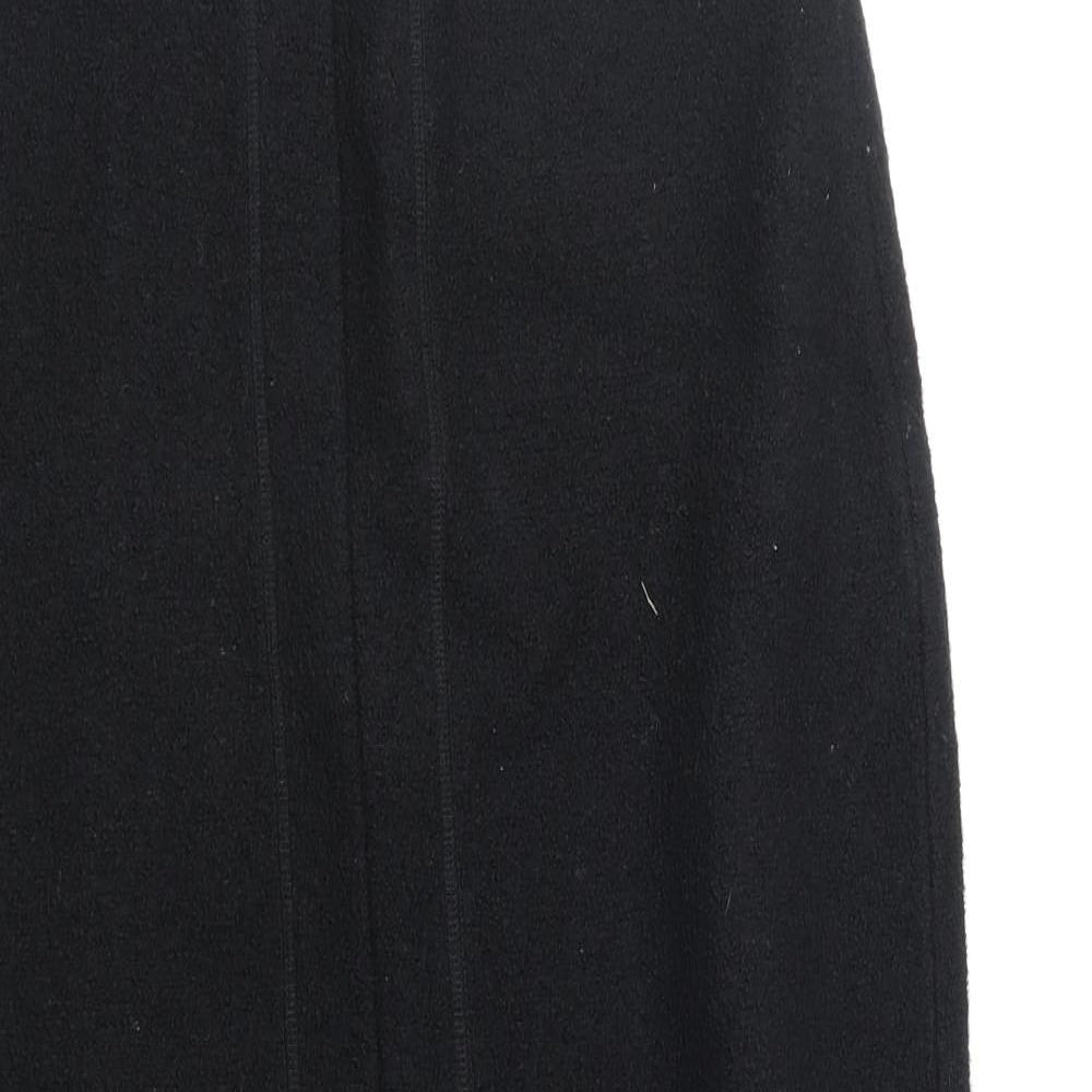 Platinum Womens Black Polyester Straight & Pencil Skirt Size 33 in Zip