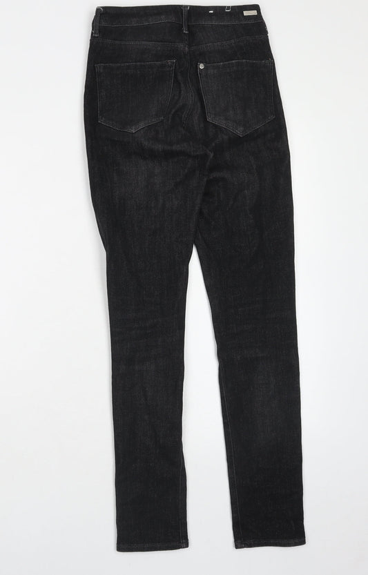 Womens UK Size 25 in H&M Regular Fit Skinny Black Jeans