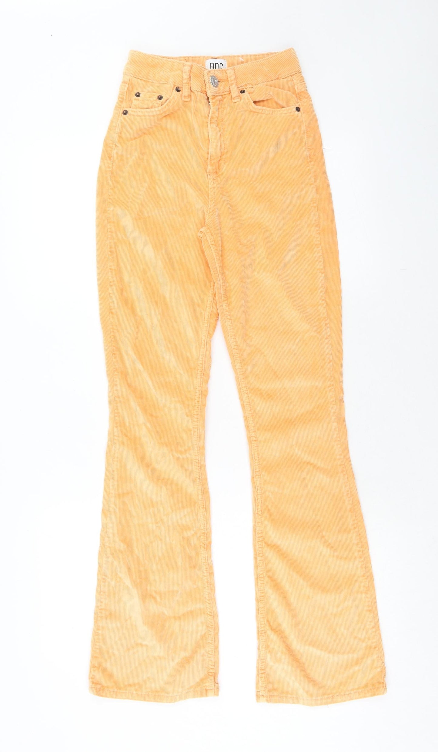 Womens UK Size 24 in BDG Regular Fit  Orange Trousers