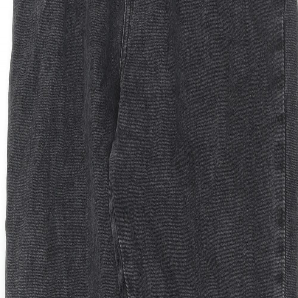 New Look Womens Black Cotton Skinny Jeans Size 10 Regular Zip