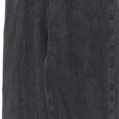 New Look Womens Black Cotton Skinny Jeans Size 10 Regular Zip