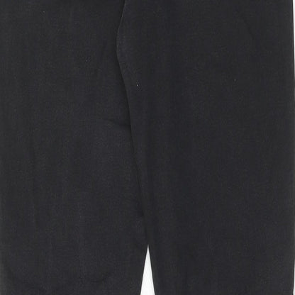 Womens UK Size 28 in H&M Regular Fit Straight Black Jeans