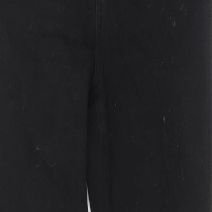 Denim & Co. Womens Black Cotton Skinny Jeans Size 12 L30 in Regular Zip