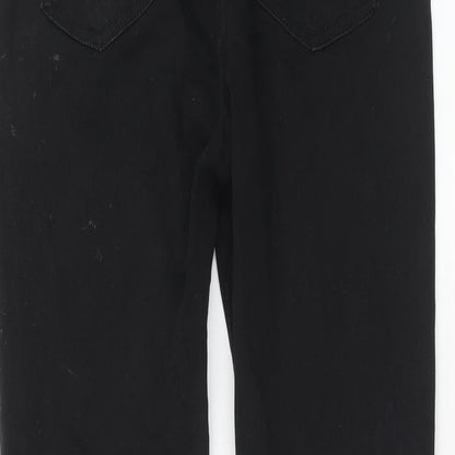 Denim & Co. Womens Black Cotton Skinny Jeans Size 12 L30 in Regular Zip