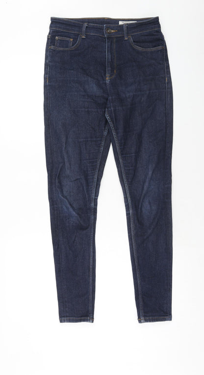 Womens UK Size 10 Marks and Spencer Regular Fit Skinny Blue Jeans