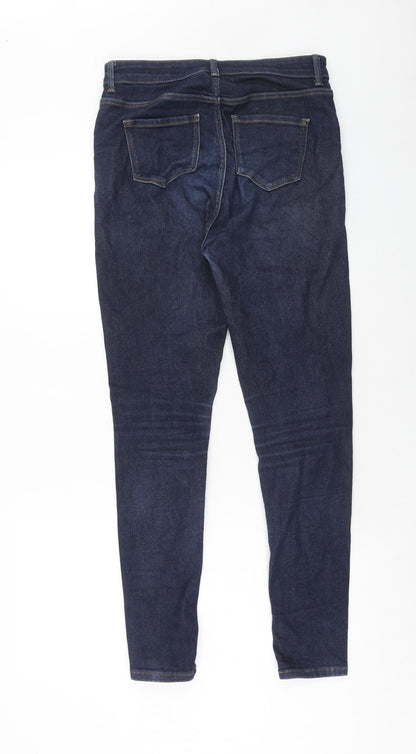 Womens UK Size 10 Marks and Spencer Regular Fit Skinny Blue Jeans