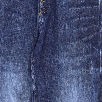 Mens UK Size 32 in Union Wares Regular Fit Straight Blue Jeans