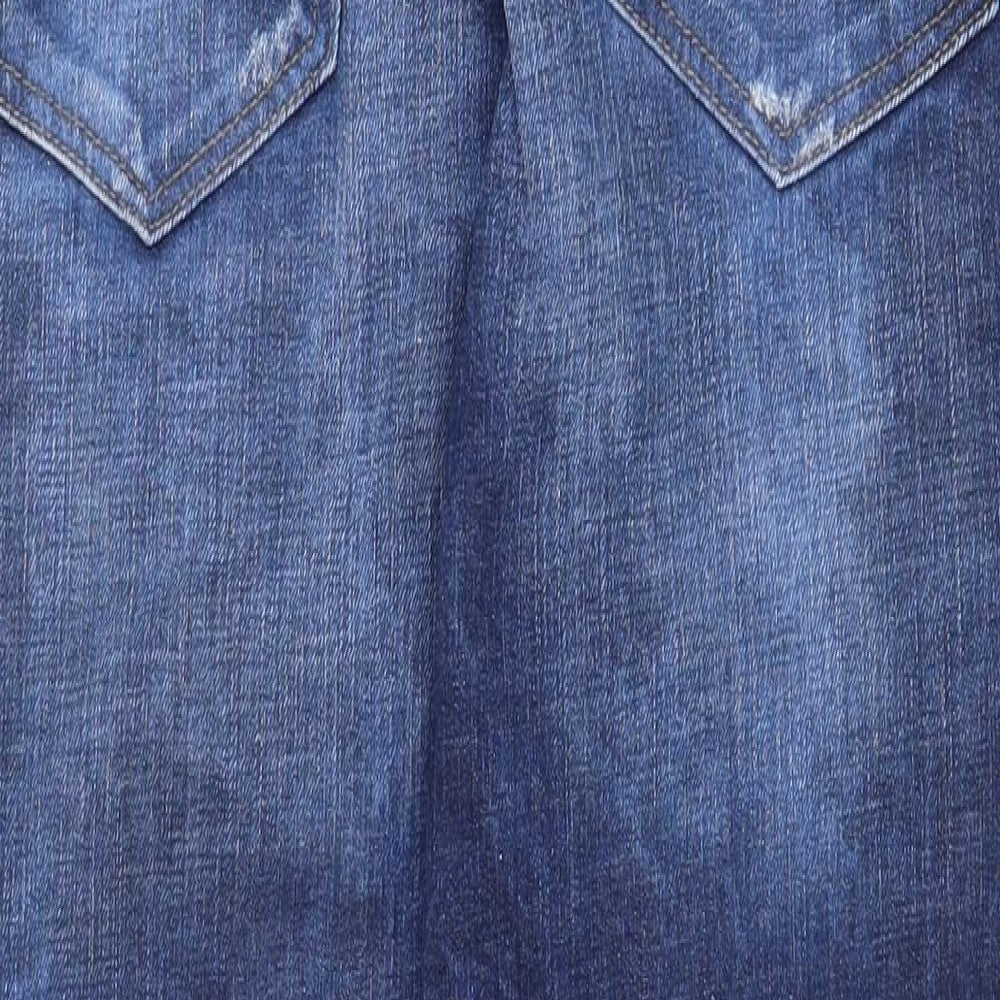 Mens UK Size 32 in Union Wares Regular Fit Straight Blue Jeans