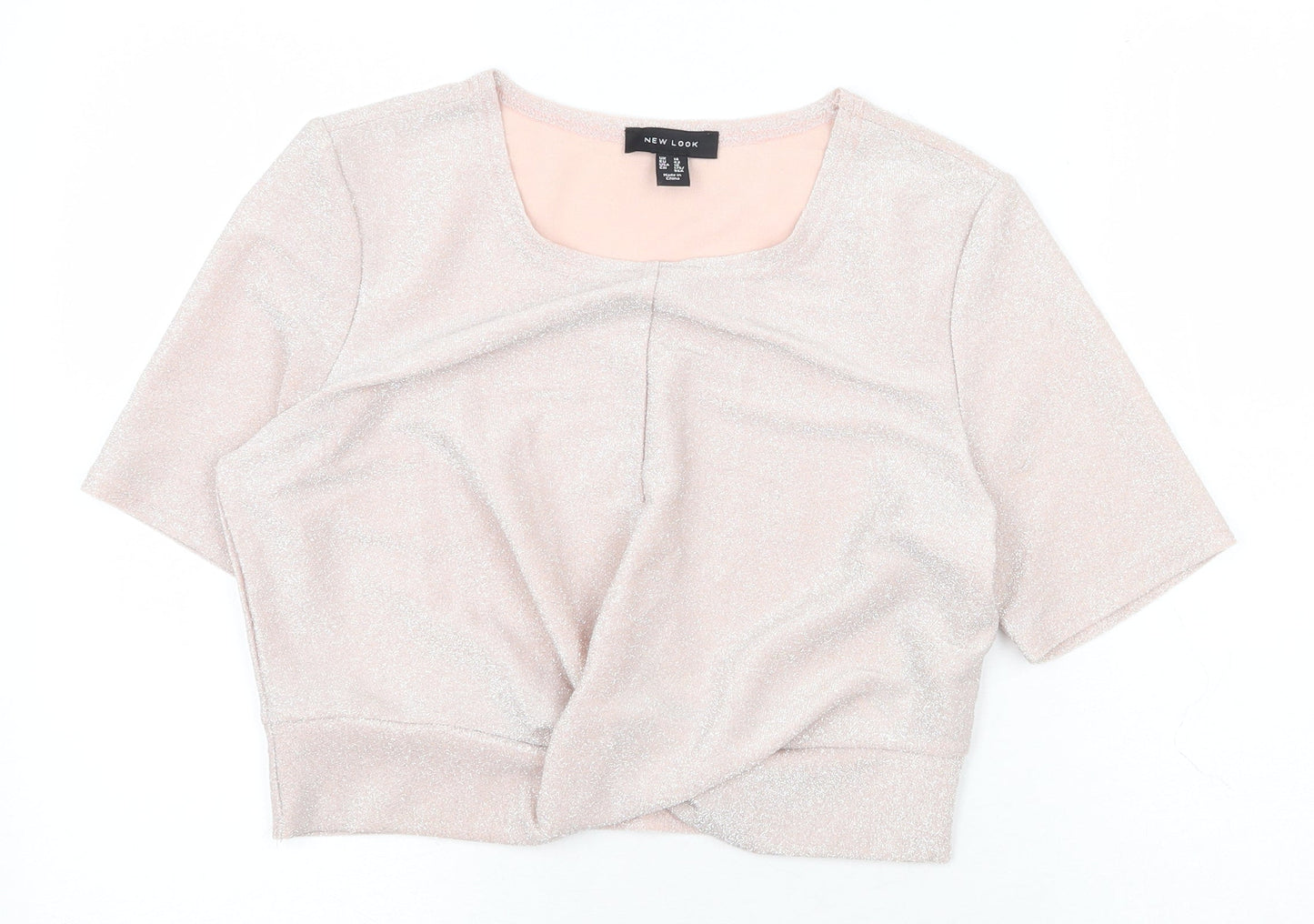 Womens UK Size 14 New London Pink Basic Blouse