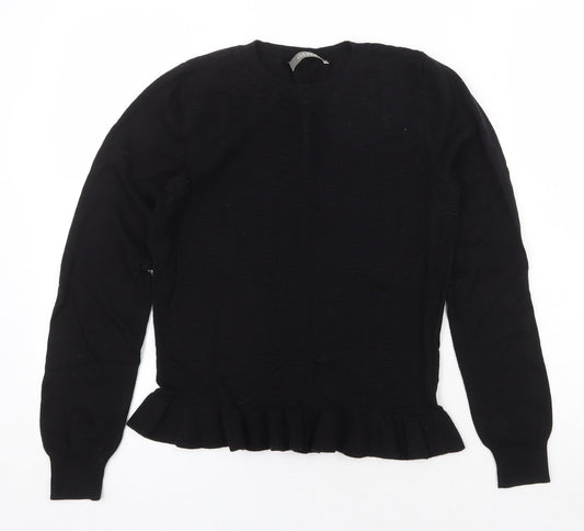Womens UK Size S Oasis Black Pullover Jumper
