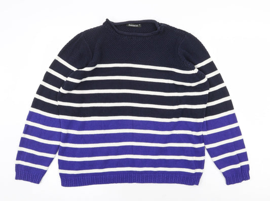 Womens UK Size M Bonmarché Blue Pullover Jumper