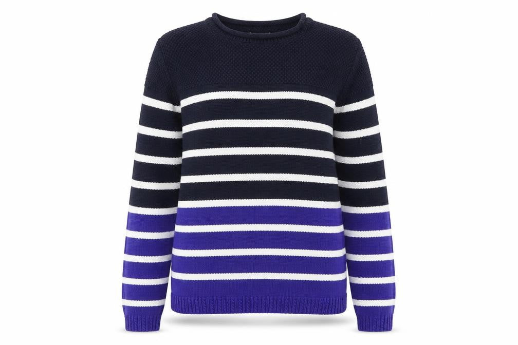 Womens UK Size M Bonmarché Blue Pullover Jumper