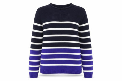 Womens UK Size M Bonmarché Blue Pullover Jumper