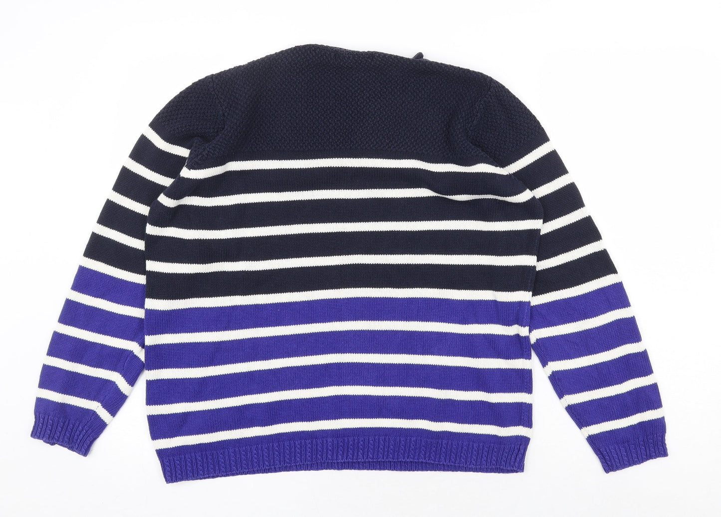 Womens UK Size M Bonmarché Blue Pullover Jumper